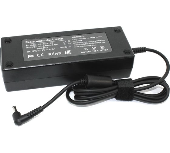 Блок питания для ноутбуков ОЕМ HP 19V 6.3A 5.5*2.5 079477 1