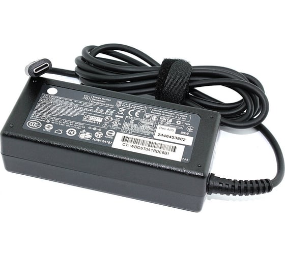 Блок питания для ноутбуков ОЕМ HP 20V 3.25A 65W Type-C 084657