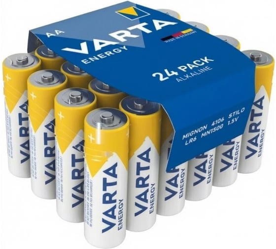 Батарейка Varta Energy LR06/AA 24xAA CVP 4106229234 RPL00883