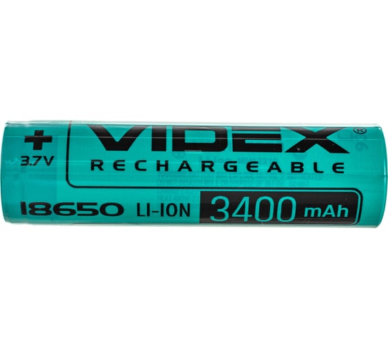 Аккумулятор Videx 18650 3400mAh без защиты VID-18650-3.4-NP