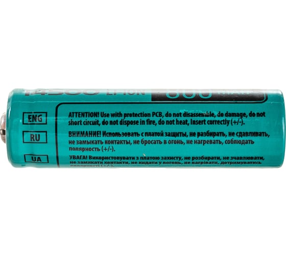 Аккумулятор Videx 14500 800mAh без защиты VID-14500-0.8-NP