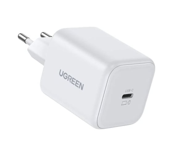 Сетевое зарядное устройство UGREEN X524 45W USB-C GaN Fast Charger EU. Цвет: белый 65053_