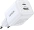 Сетевое зарядное устройство UGREEN X514 20W 2-Port GaN USB-C&USB-A Fast Charger EU. Цвет: белый 65006_ 4