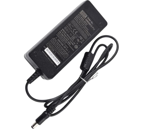 Адаптер питания настольный MEAN WELL 12В 3,34А GSM40A12-P1J, 40Вт, разъем DC, с усиленной защитой, для портативных медицинских устройств, LED-индикатор сети, длина кабел 1202507