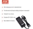 Адаптер питания настольный MEAN WELL 15В 4А GSM60A15-P1J, 60Вт, разъем DC, с усиленной защитой, для портативных медицинских устройств, LED-индикатор сети, длина кабеля 1 1202589 3