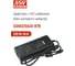 Адаптер питания MEAN WELL 24 В 9.2 А GSM220A24-R7B 220 Вт, длина кабеля 1 метр, для медицинских и промышленных устройств 2591916 2