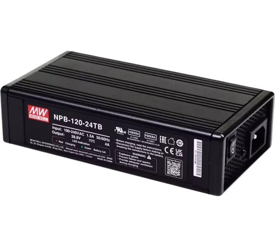 Зарядное устройство для аккумуляторов MEAN WELL NPB-120-24TB 121.6 Вт 24 В 5342588