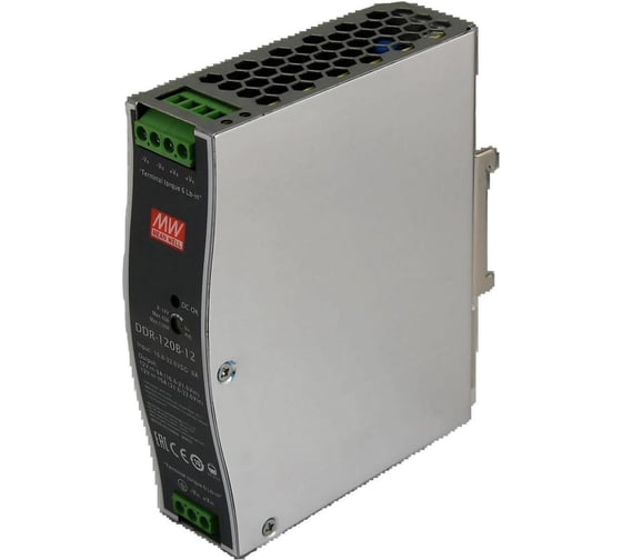 Блок питания на DIN-рейку MEAN WELL DDR-120B-12 DC/DC 120 Вт 12 В 2791857