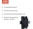 Блок питания DC/DC MEAN WELL DDRH-45-12DR на DIN-рейку мощностью, 45 Вт 12 В, высоковольный, ультраширокий диапазон входного напряжения 6204105 4
