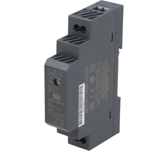 Блок питания на DIN-рейку MEAN WELL DDR-15G-15 DC/DC 15 Вт 15 В 2780978
