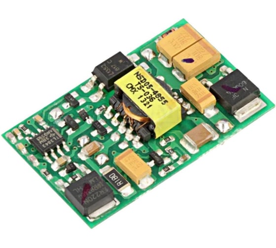 DC/DC-преобразователь на печатную плату в корпусе MEAN WELL NSD05-48S51.6x1, изолированный, с дистанционным управлением, блок питания 5 Вт 5 В 293341