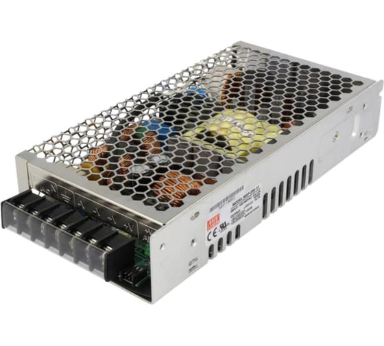 Блок питания в кожухе на шасси MEAN WELL MSP-200-12 с коррекцией мощности, дистанционным управлением, усиленная изоляция, низкий ток утечки, для медицинских устройств E 1083495