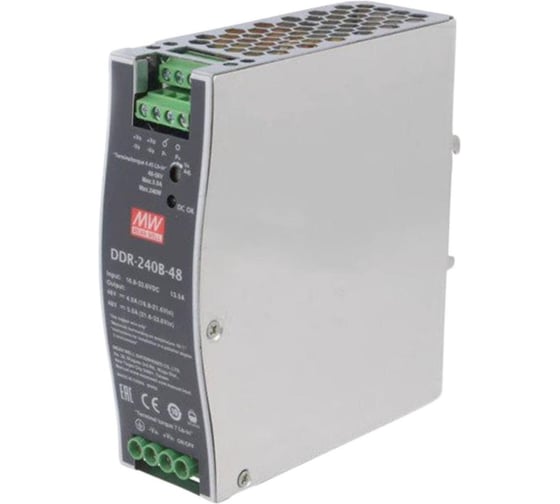 Блок питания на DIN-рейку MEAN WELL DDR-240B-48 DC/DC 240 Вт 48 В 3173261