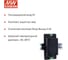 Блок питания DC/DC MEAN WELL DDRH-45-24DR на DIN-рейку мощностью, 45 Вт 24 В, высоковольный, ультраширокий диапазон входного напряжения 5925085 4