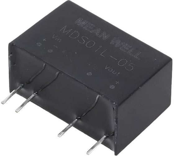 DC/DC-преобразователь на печатную плату изолированный MEAN WELL MDS01L-05 однополярный выход, для медицинских устройств стандарт EN60601-1 (1xMOPP/2xMOPP) в корпусе S 3038603