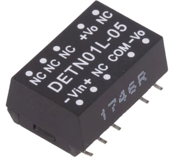 DC/DC-преобразователь на печатную плату MEAN WELL DETN01L-05 в корпусе SMD-12 изолированный 1 Вт 5 В 3489435