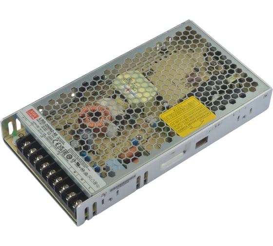 Блок питания импульсный MEAN WELL LRS-200N2-48 200Вт 48В 4.4А, поддержка пиковой мощности до 400Вт, широкий входной диапазон, комплекс защит, металлический сетчатый корп 5916968