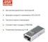 Блок питания DC/DC в кожухе на шасси MEAN WELL RSD-100C-24 100 Вт 24 В для ЖД приложений 709730 3