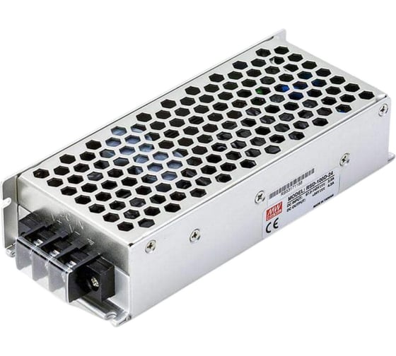 Блок питания DC/DC в кожухе на шасси MEAN WELL RSD-100D-24 100 Вт 24 В для ЖД приложений 709734