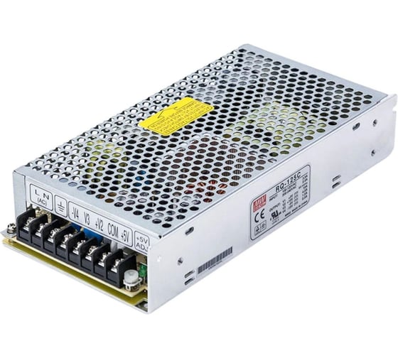 4-х канальный блок питания MEAN WELL RQ-125C AC/DC 122 Вт 5 В, 15 В 68490