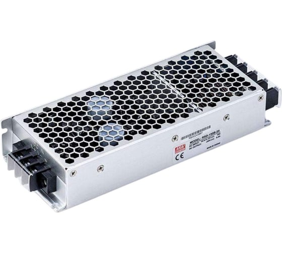 Блок питания DC/DC в кожухе на шасси MEAN WELL RSD-150B-24 150 Вт 24 В для ЖД приложений 951668