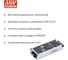 Блок питания DC/DC в кожухе на шасси MEAN WELL RSD-150B-24 150 Вт 24 В для ЖД приложений 951668 3