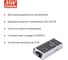 Блок питания DC/DC в кожухе на шасси MEAN WELL RSD-200C-24 200 Вт 24 В для ЖД приложений 1007005 3