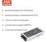 Блок питания DC/DC в кожухе на шасси MEAN WELL RSD-300B-12 300 Вт 12 В для ЖД приложений 1109580 3