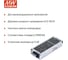 Блок питания DC/DC в кожухе на шасси MEAN WELL RSD-150D-12 150 Вт 12 В для ЖД приложений 951676 3