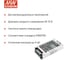 Блок питания DC/DC в кожухе на шасси MEAN WELL RSD-60L-12 с широким входным диапазоном и выходом 12 В, устойчивый к вибрациям и перепадам температур 3384228 3