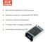 Блок питания DC/DC в кожухе на шасси MEAN WELL RSD-30H-24 30 Вт 24 В для ЖД приложений 2293083 3