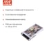 Блок питания AC/DC в кожухе MEAN WELL RSP-200-12 200.4 Вт, с выходным напряжением 12 В и током 16.7 А, универсальный вход, активный PFC, встроенный вентилятор 1137653 3