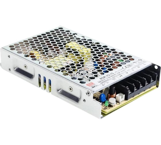 Блок питания AC/DC в кожухе на шасси MEAN WELL RSP-75-15 75 Вт 15 В 1268442