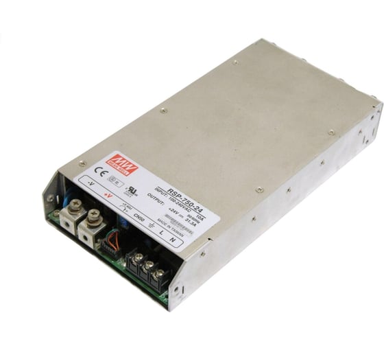 Блок питания AC/DC в кожухе на шасси MEAN WELL RSP-750-24 750 Вт 24 В 1074031
