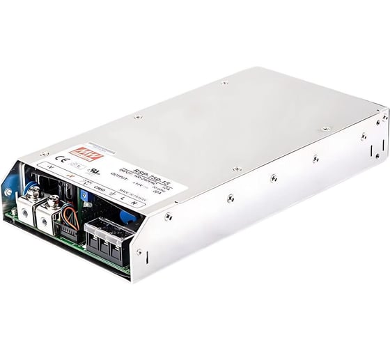 Блок питания AC/DC в кожухе на шасси MEAN WELL RSP-750-15 750 Вт 15 В 1074030