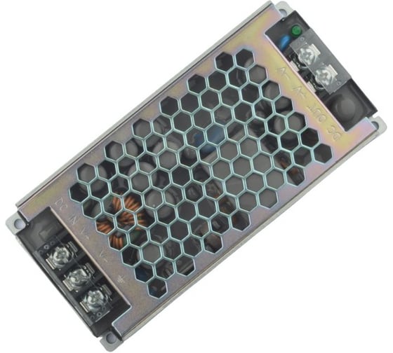 Блок питания на шасси MEAN WELL RSD-60G-12 60 Вт 12 В, в кожухе для ЖД приложений 2572483