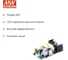 Открытый высокоэффективный блок питания MEAN WELL EPS-65-5 AC/DC 55 Вт 5 В 1267406 3