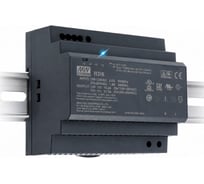 Блок питания на DIN-рейку Mean Well HDR-150-24 150Вт 24В 6,25А, компактный размер, со светодиодной индикацией сети и комплексом защит, не требующий заземления, 3412066