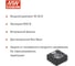 DC/DC-преобразователь Mean Well SKM10B-12 на печатную плату в корпусе 1x1, изолированный, с встроенным фильтром 10 Вт 12 В, 2298829 3