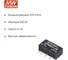 DC/DC-преобразователь на печатную плату MEAN WELL SPRN01L-05 в корпусе SIP-6, изолированный 1 Вт 5 В 3489428 3