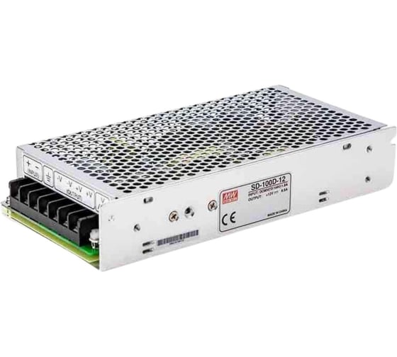 Блок питания DC/DC MEAN WELL SD-100D-12 в кожухе на шасси 100 Вт 12 В 63594