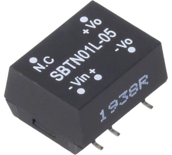 Изолированный DC/DC-преобразователь на печатную плату MEAN WELL SBTN01L-05 в корпусе SMD-8, 1 Вт 5 В 2293114