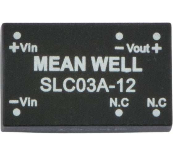 Преобразователь на печатную плату MEAN WELL SLC03A-12 3 Вт 12 В, в корпусе DIP16 2293539