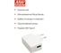 Зарядное устройство MEAN WELL SGA12E05-USB, в розетку, AC/DC 12 Вт 5 В 2.4 А 2092549 4