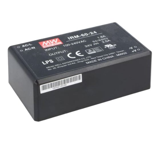 Блок питания на печатную плату MEAN WELL IRM-60-24 AC/DC 60 Вт 24 В 1914893