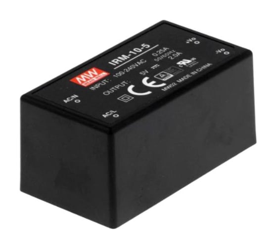 Блок питания на печатную плату MEAN WELL IRM-10-5 AC/DC 10 Вт 5 В 1202380