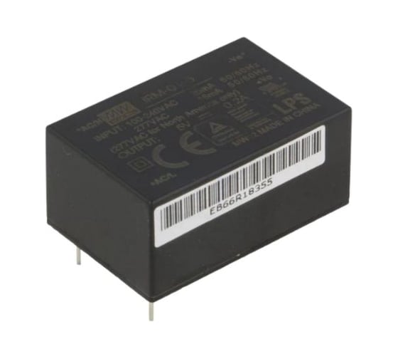Блок питания на печатную плату MEAN WELL IRM-15-12 AC/DC 15 Вт 12 В 1202408