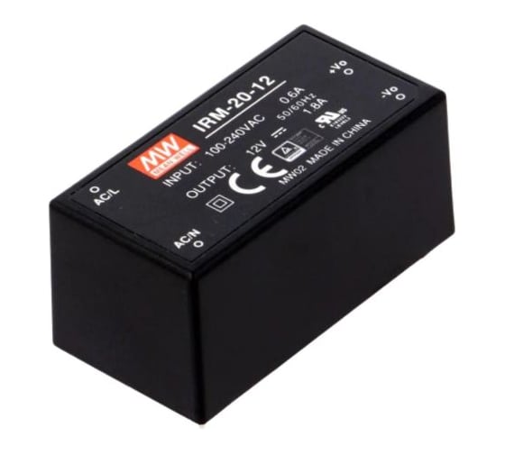 Блок питания на печатную плату MEAN WELL IRM-20-12 AC/DC 20 Вт 12 В 1202464