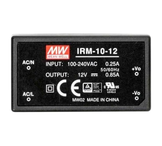 Блок питания на печатную плату MEAN WELL IRM-10-12 AC/DC 10 Вт 12 В 1202375