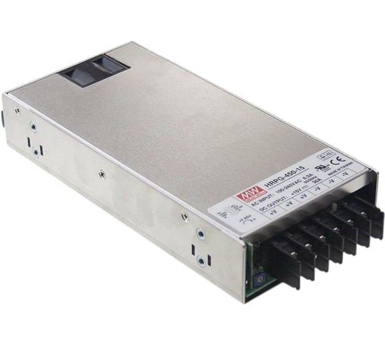 Блок питания в кожухе на шасси MEAN WELL HRPG-450-15 AC/DC 450 Вт 15 В, 5 В AUX 1070650